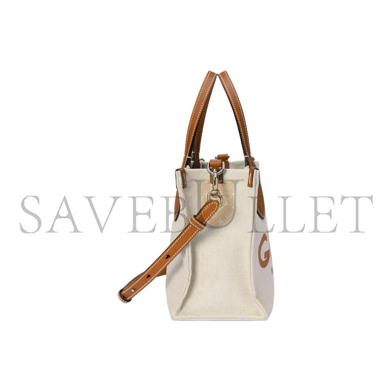 GUCCI PRINTED MINI TOTE BAG 772144 FACUL 8451 (28*19.5*12cm)